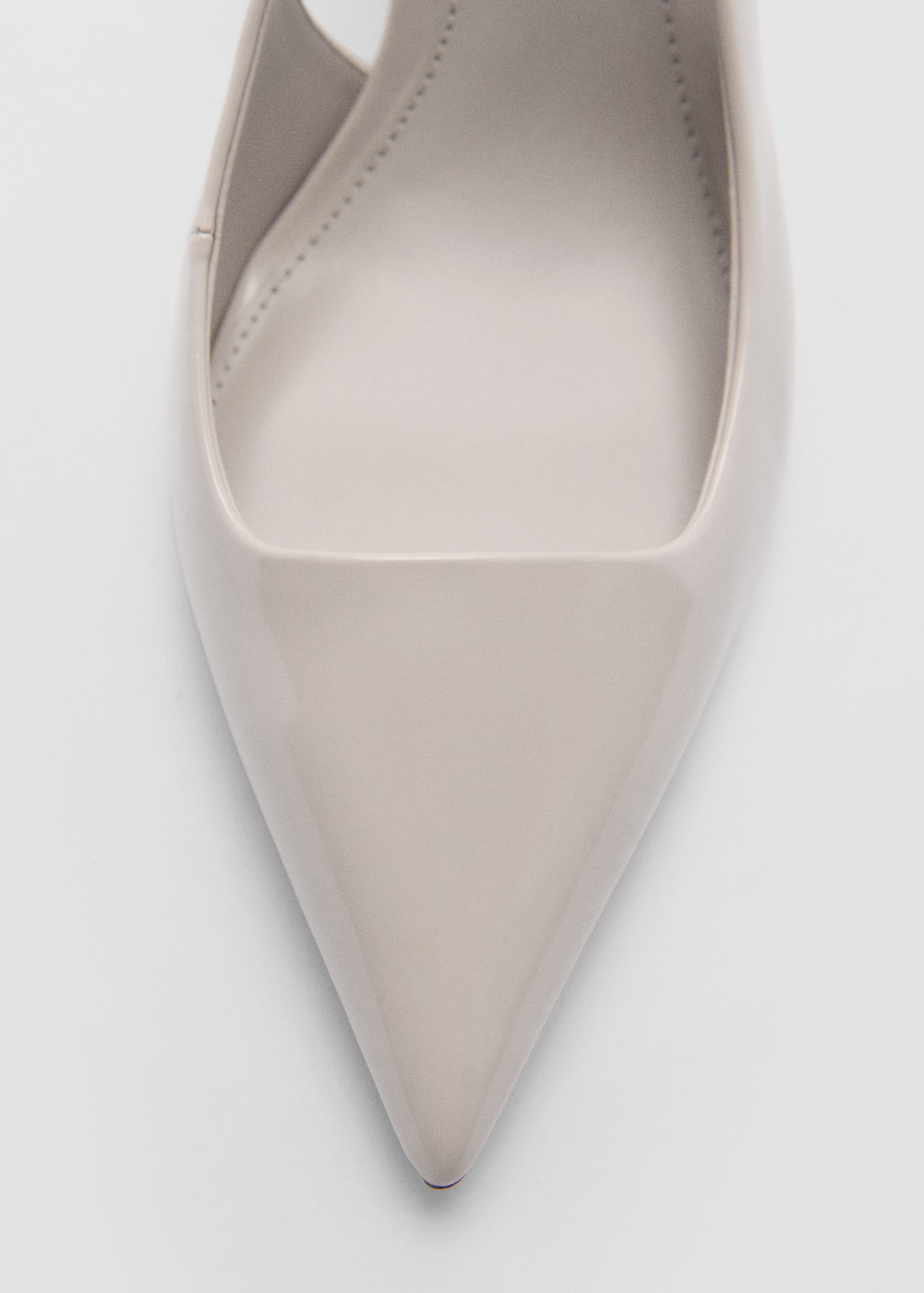 Patent leather-effect heeled shoes - Women | MANGO United Kingdom | MANGO (UK)