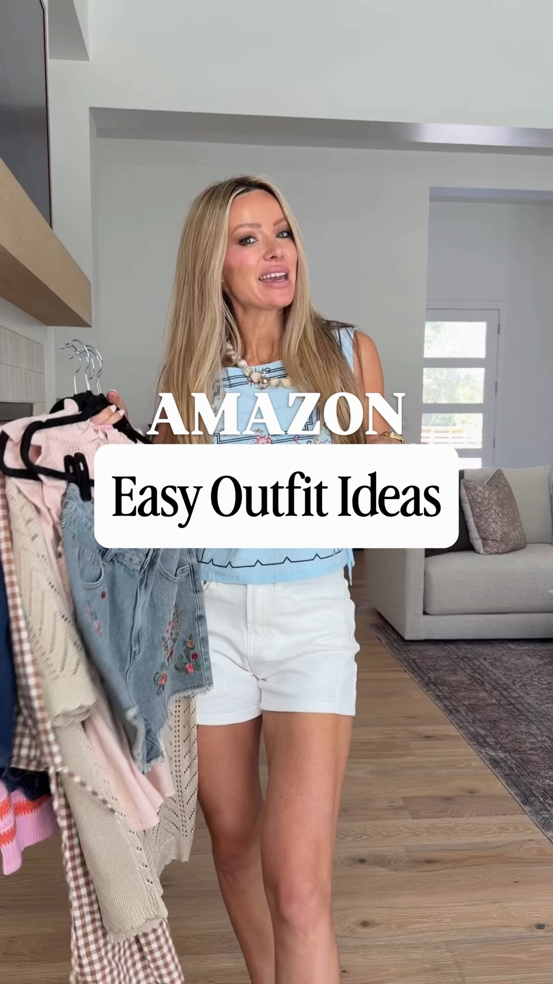 Amazon fashion finds from my last order that I’m already wearing on repeat 🤍☀️
Comment AMAZON and I’ll send you the details 

This Amazon haul is full of easy summer outfits that look effortlessly put together without spending forever getting dressed:
✨ Embroidered tops that feel boutique-worthy
✨ Floral denim shorts that add the cutest pop of color
✨ Flowy gingham mini dresses
✨ Lightweight striped cardigans + dark denim shorts
✨ Neutral accessories that go with everything

These are the kinds of pieces I reach for when I want to look cute for brunch, errands, vacation, or everyday mom life without overthinking my outfit.

Which one would you wear? 💙🌸

🩵 Blue embroidered top + white shorts
🌸 Pink smocked top + floral denim shorts
🤎 Brown gingham babydoll dress
🩷 Pink striped cardigan + dark denim shorts

Save this for your next Amazon shopping trip and comment SUMMER if you want everything in one place!

#amazonfashion #amazonfinds #amazonstyle #amazonoutfits #summerstyle