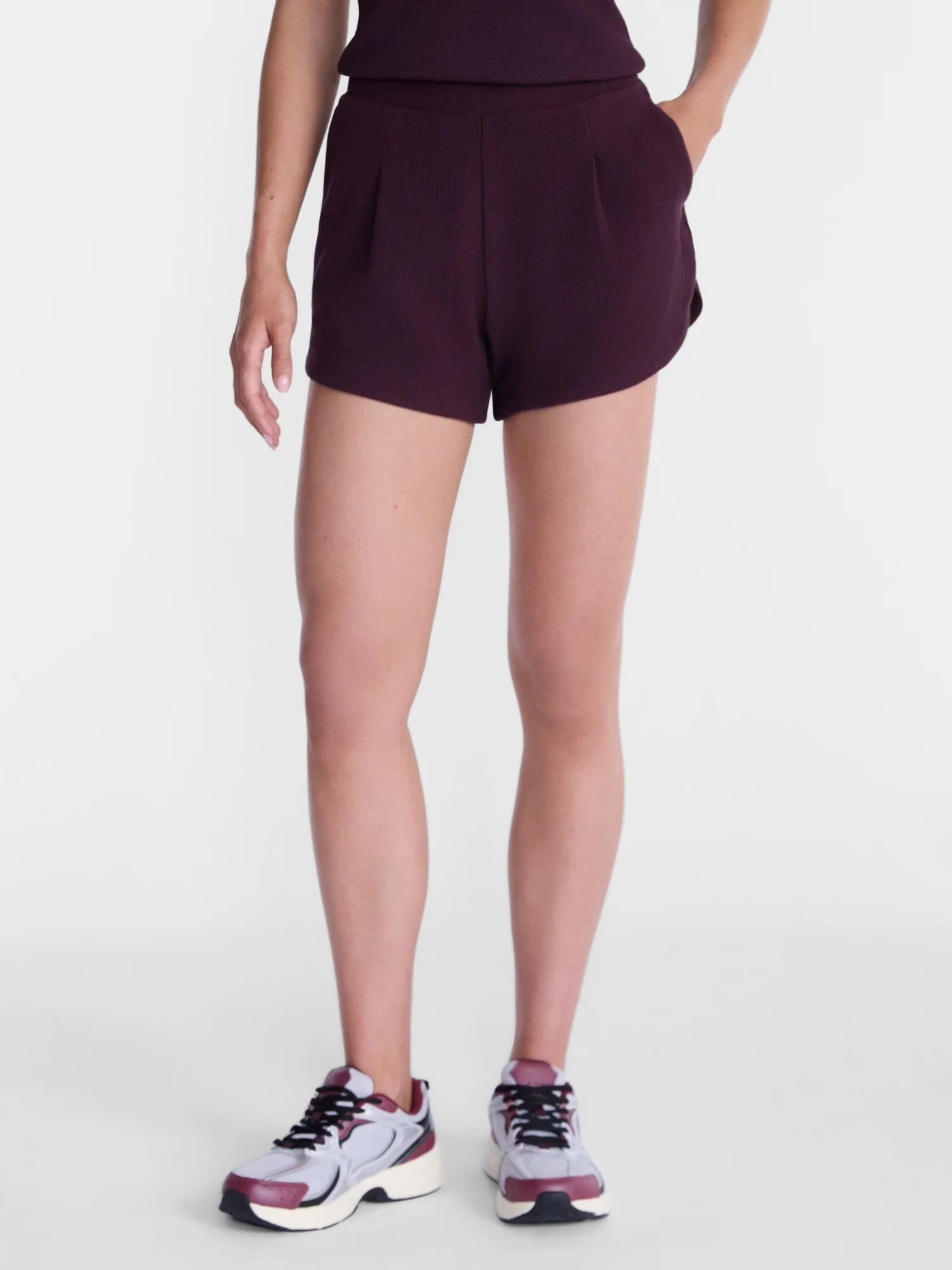 Avia Women's Ottoman Lounge Shorts, 4.25'' Inseam, Sizes XS-XXXL | Walmart (US)