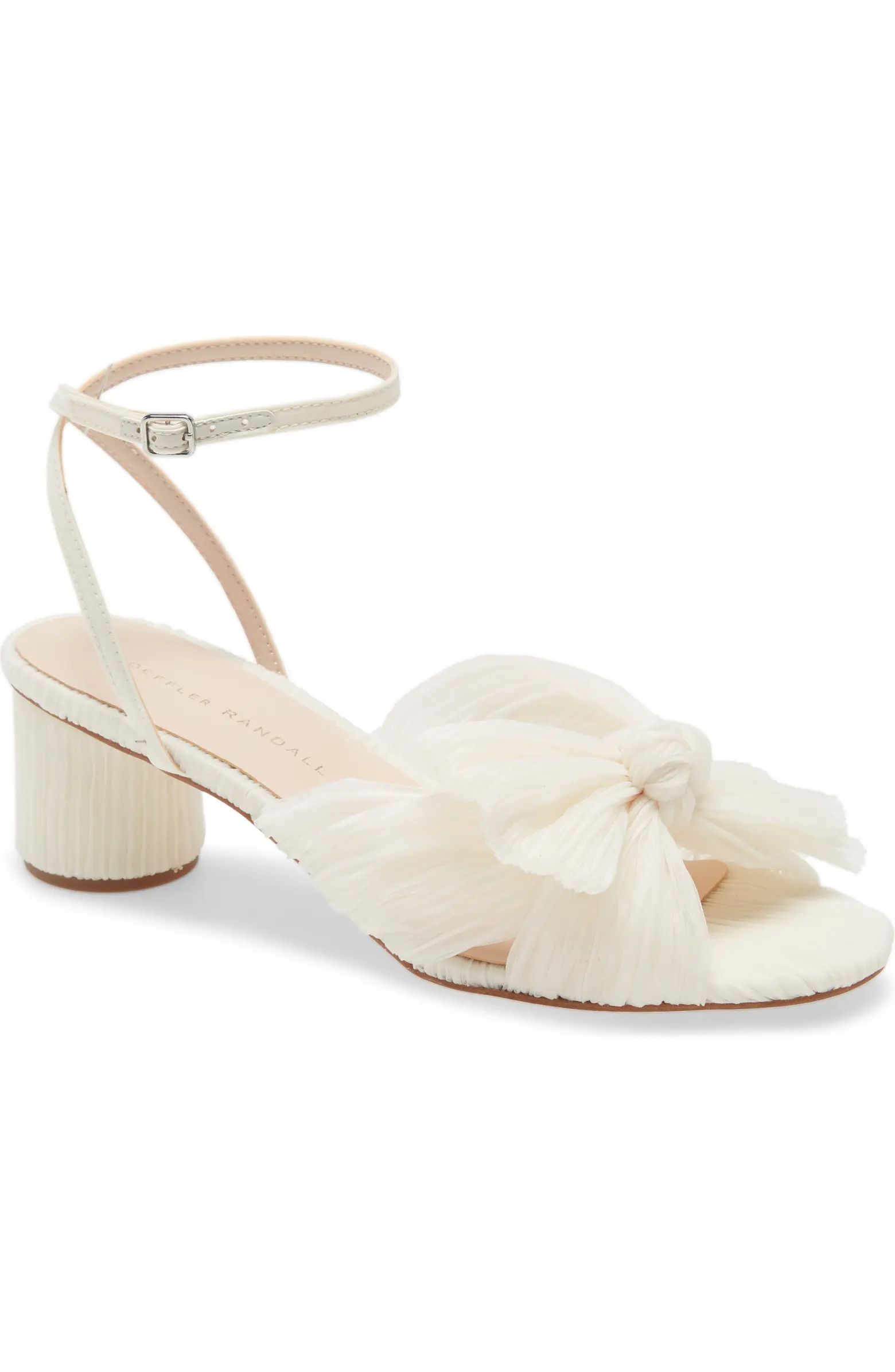 Dahlia Ankle Strap Knotted Sandal (Women) | Nordstrom