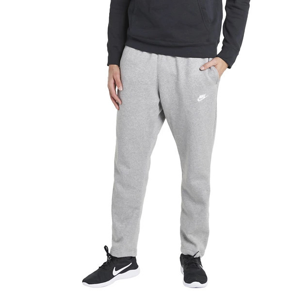 Men's Nike Sportswear Club Fleece Sweatpants XSmall Dk Grey Heather/Matte Silver/White Regular | Scheels