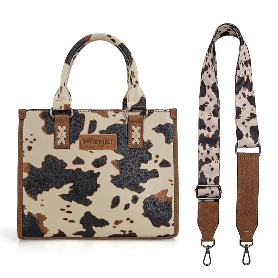 Wrangler Tote Bag for Women Western Retro Purse Top Handle Handbags with Aztec Strap | Amazon (US)