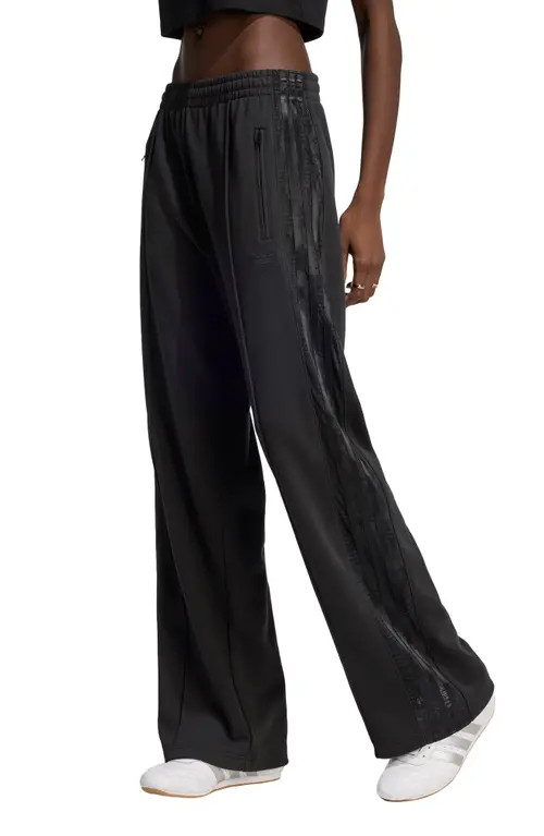 adidas Originals Firebird Lace Track Pants in Black at Nordstrom, Size Large | Nordstrom