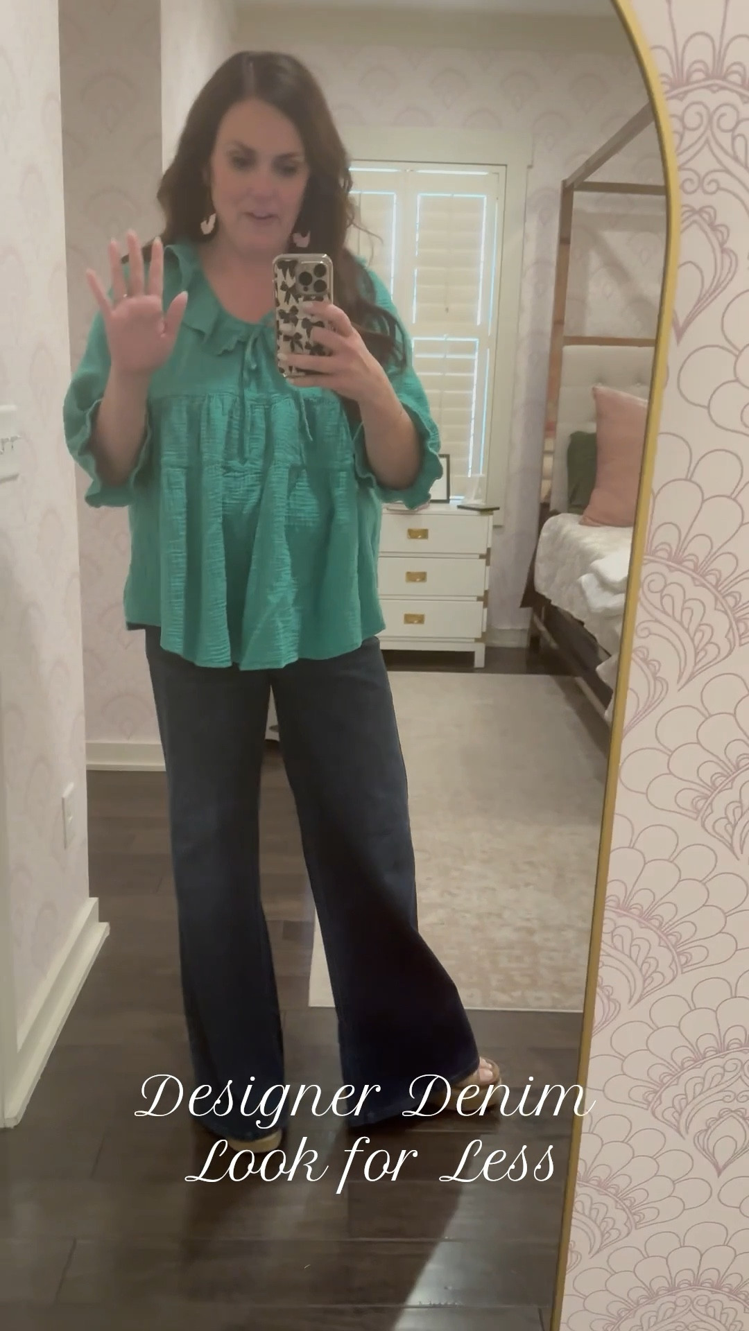 Most flattering jeans, look designer but they’re from Walmart! I’m 5’7” and they’re long (which I love), but they’re also available in a shorter length  

#LTKFindsUnder50 #LTKStyleTip #LTKWorkwear
