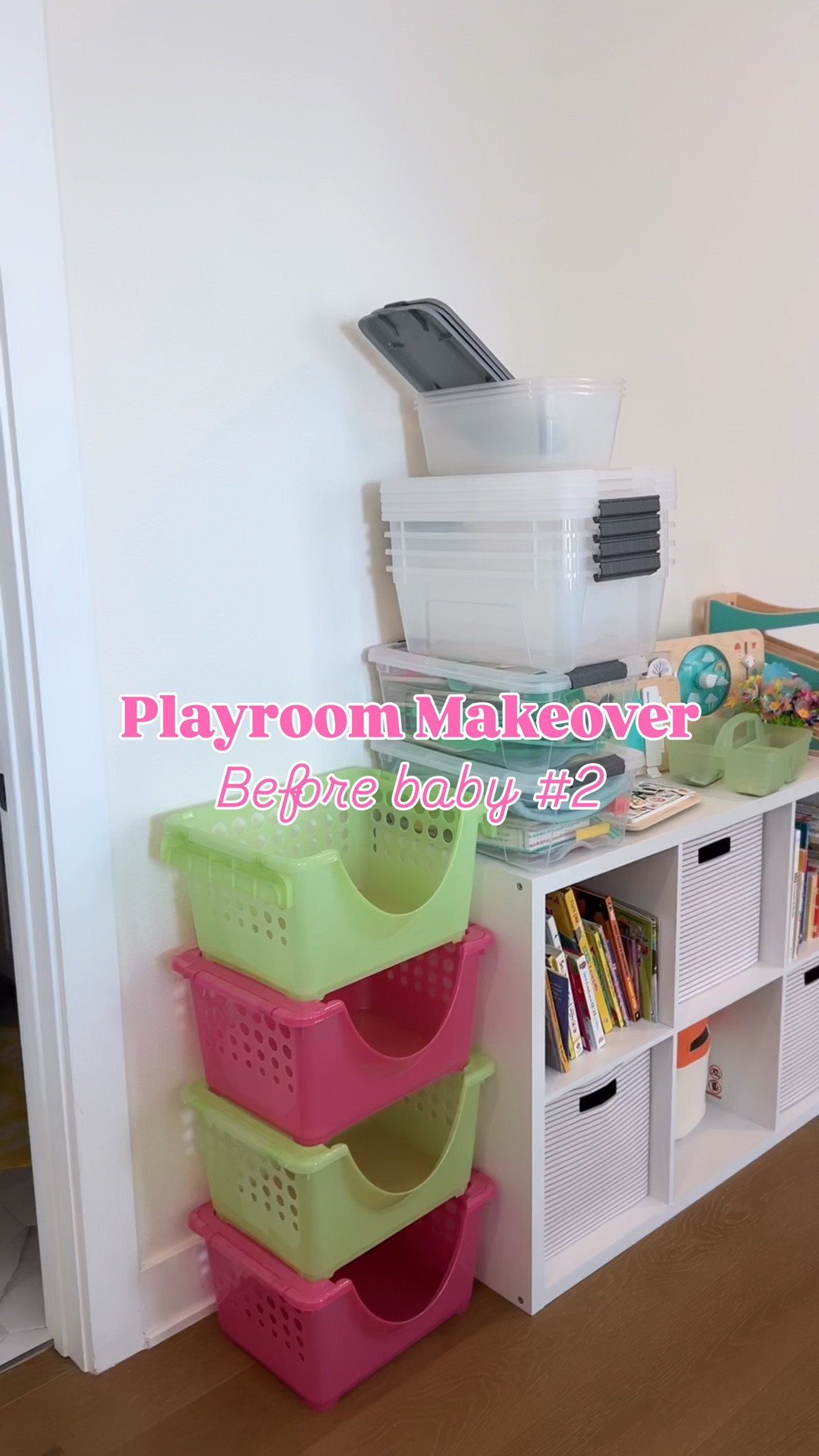 Nesting is in full mode around here and one project I’ve been itching to tackle was our playroom! My goals:
1. Everything to have a home and a place
2. To make the space more inviting and fuel imagination
3. Declutter!!

@simplyselfhomes was a lifesaver ! Katie came in with fresh ideas, new ways of looking at things, and helped me make the hard decisions to clear the clutter!

Now we have a space Eliza loves to play in and we’re ready for the sister shenanigans to begin in just a few more weeks 🩷🩷

#LTKmomlife #LTKBaby #LTKBump