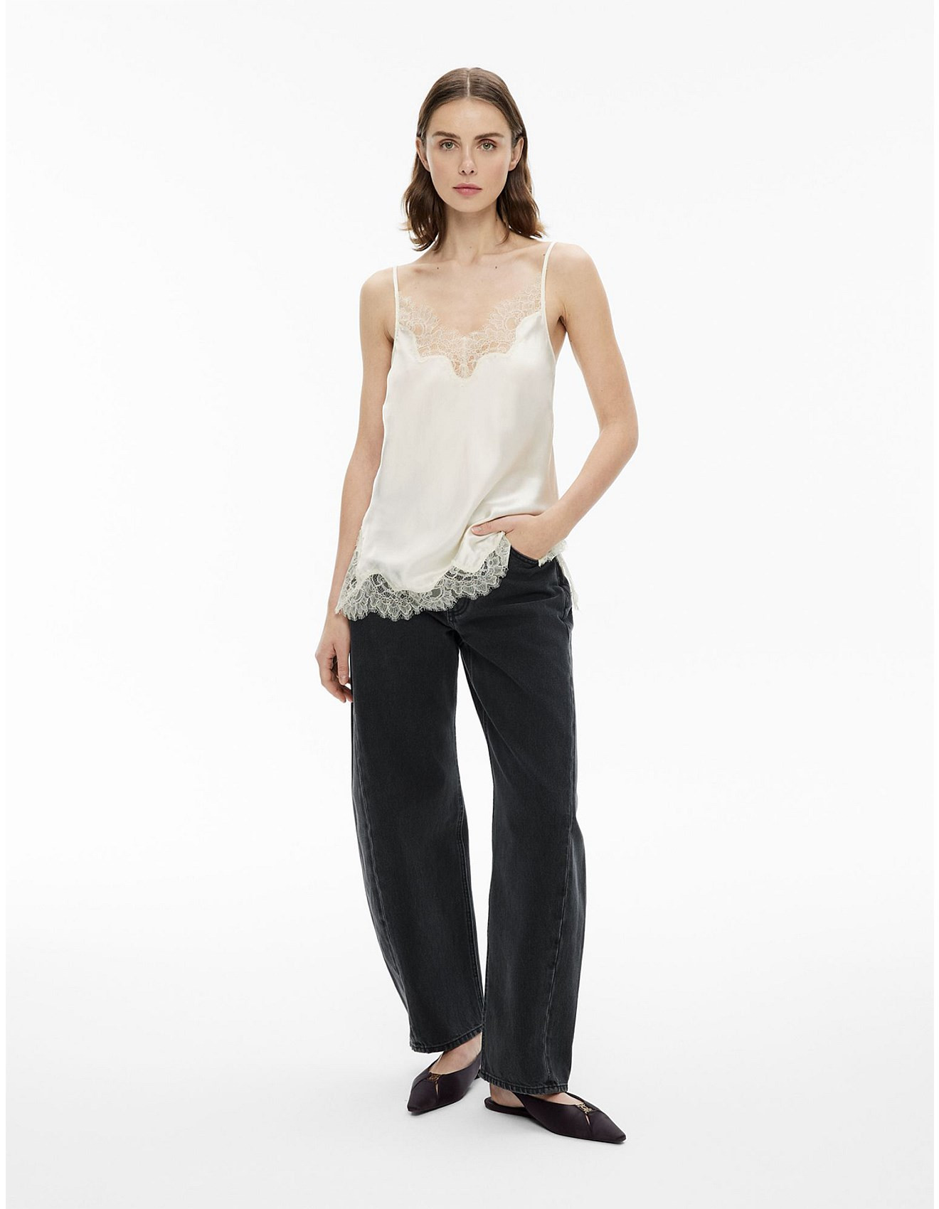 Lace Trim Camisole | David Jones (Australia & New Zealand)