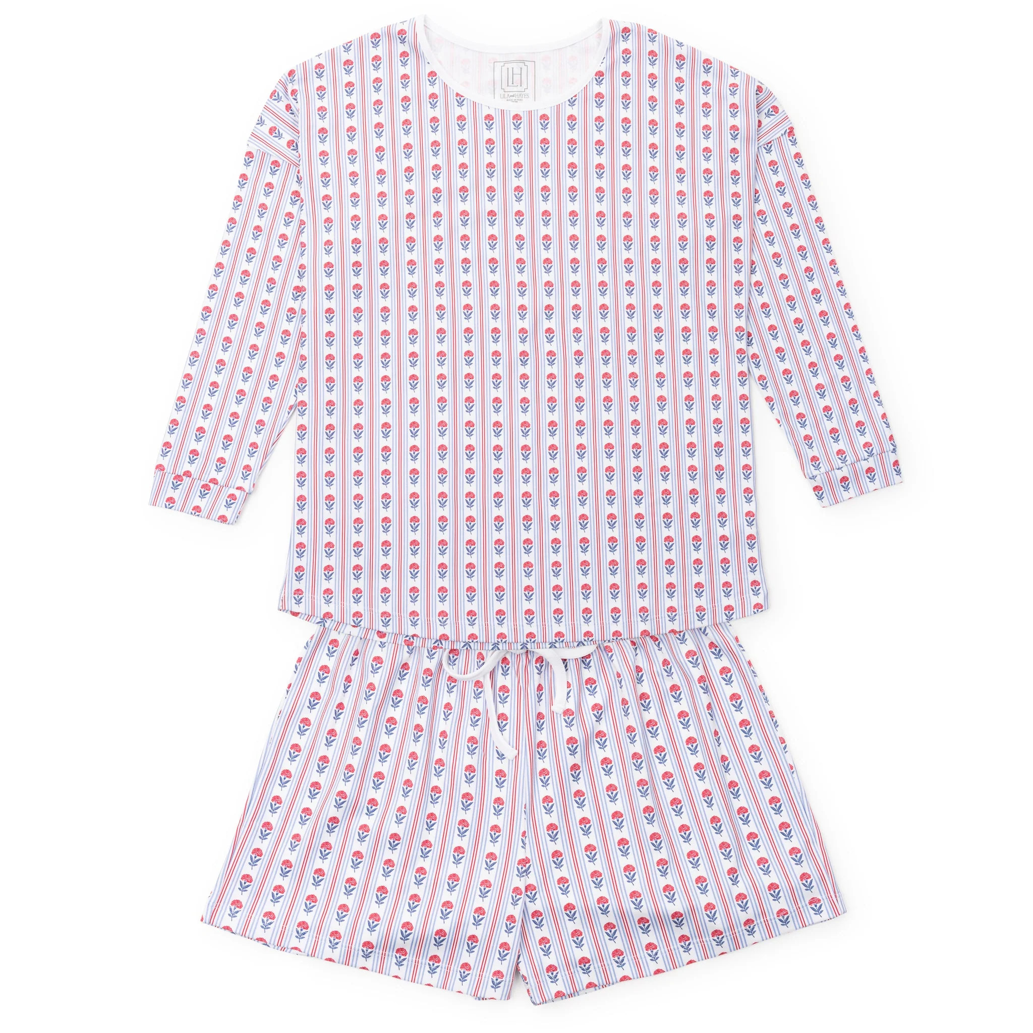 Anna Women's Longsleeve & Short Set - Liberty Floral | Lila and Hayes