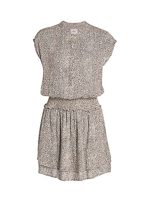 Rails Women's Angelina Cheetah Print Mini Dress - Sand Cheetah - Size Small | Saks Fifth Avenue