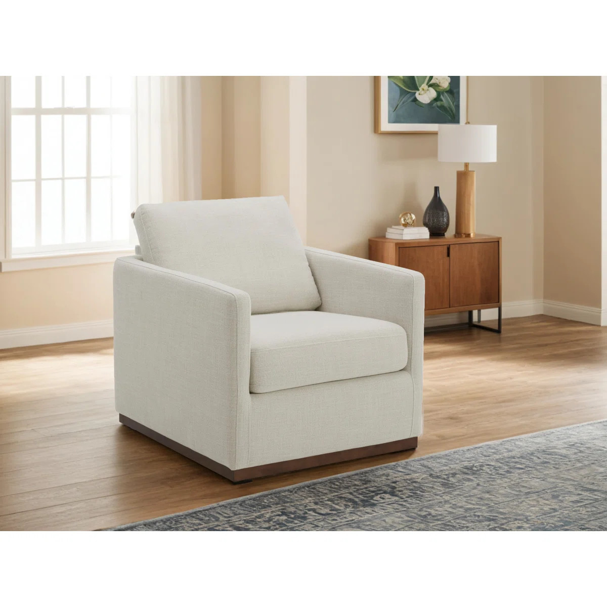 Joss & Main Bobbi Upholstered Swivel Armchair & Reviews | Wayfair | Wayfair North America