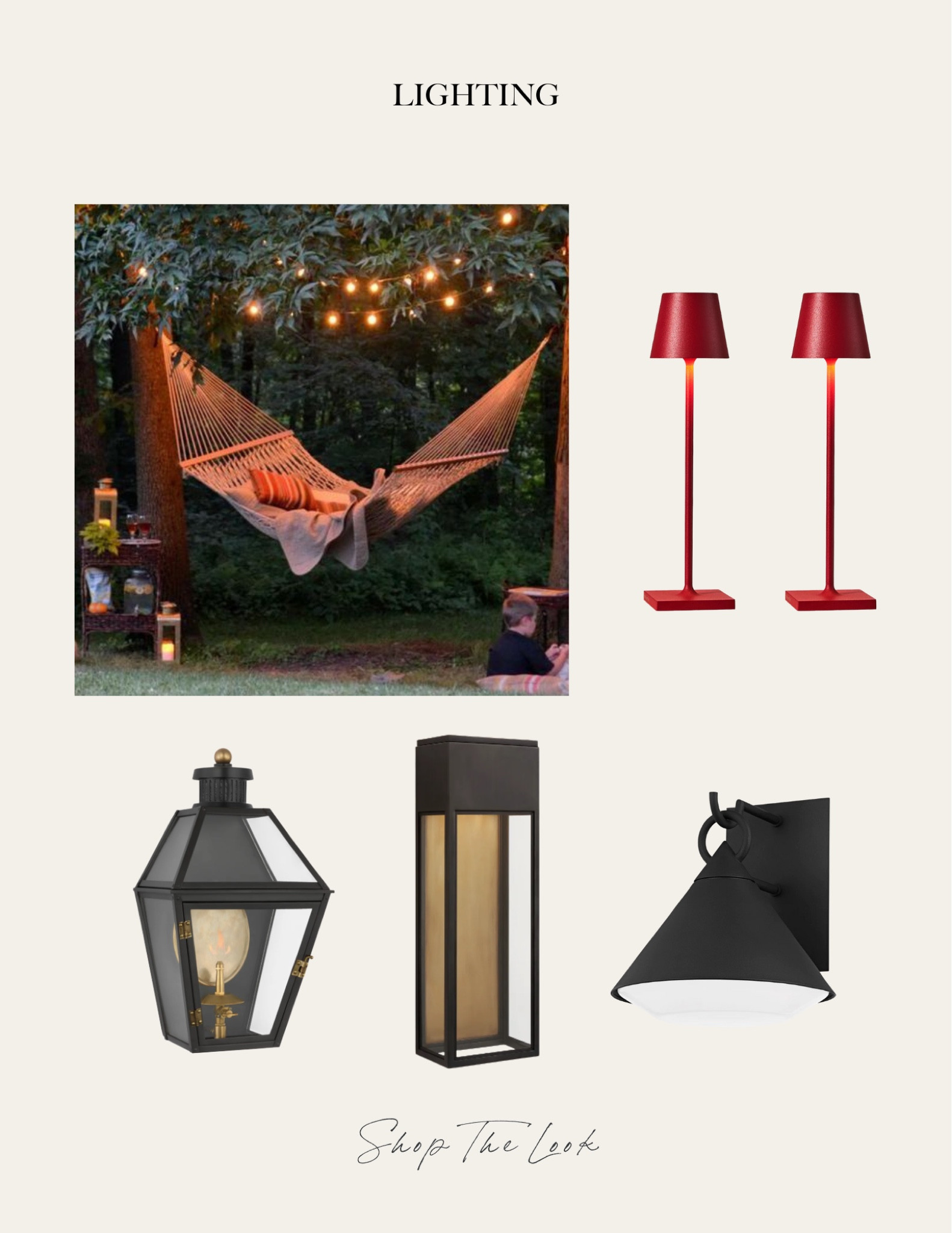 Outdoor lighting is just as important as indoor lighting! There are so many options, hardwired, portable or battery operated. Check these faves! 

#LTKunder100 #LTKhome #LTKstyletip