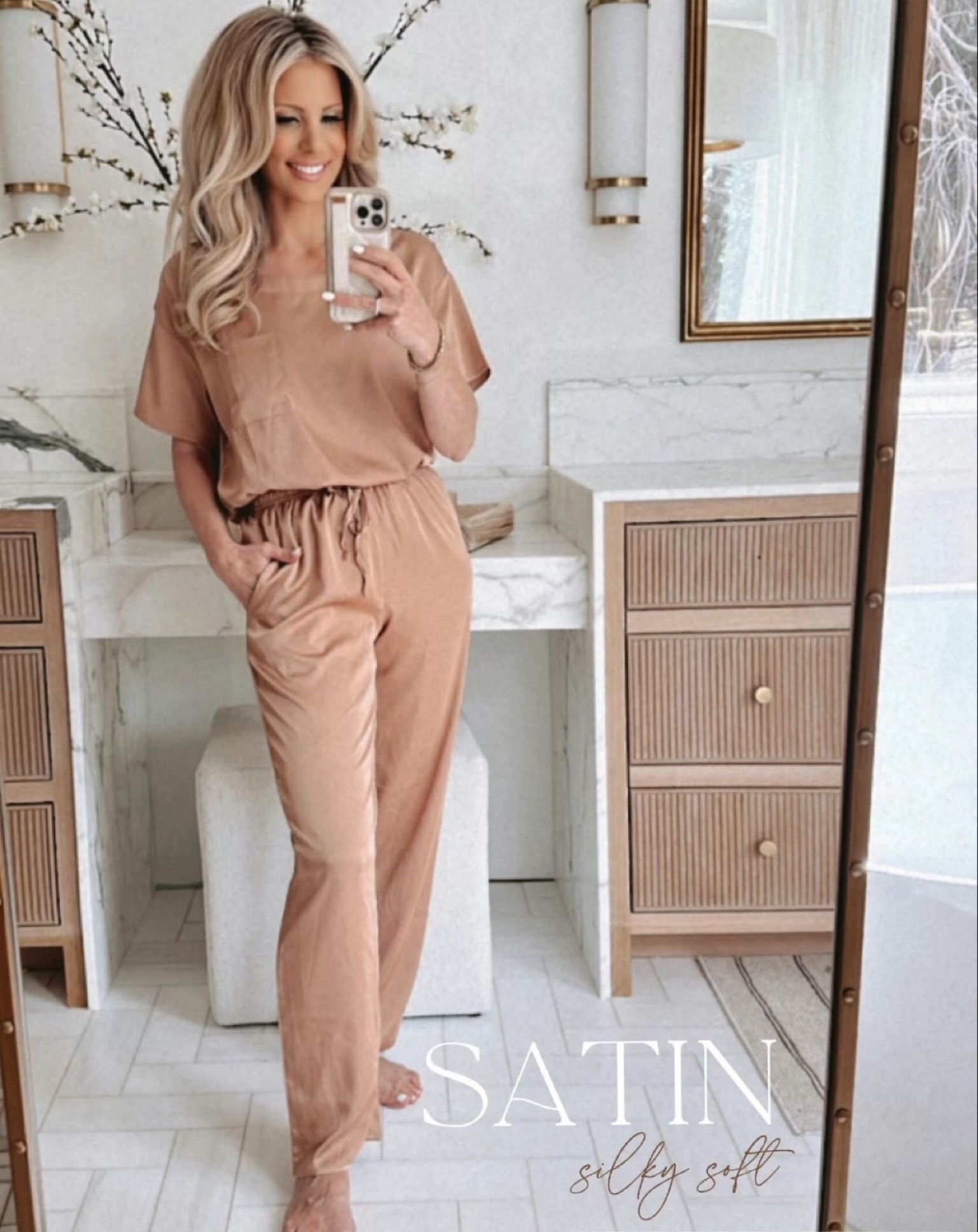 Amazon Satin Lounge Set! 

I am wearing a size small.

Satin, Satin Set, Loungewear, Vacation, Resort Fashion, Loungewear Set, Lounge Fashion, Matching Set, Pajamas, Spring, Spring Outfit, Spring Decor, Spring Home Decor, Bouclé, Bouclé Ottoman, Bathroom Decor, Amazon, Amazon Home, Amazon Finds, Amazon Home Decor, Amazon Fashion, Found It On Amazon 

#LTKbeauty #LTKstyletip #LTKFind