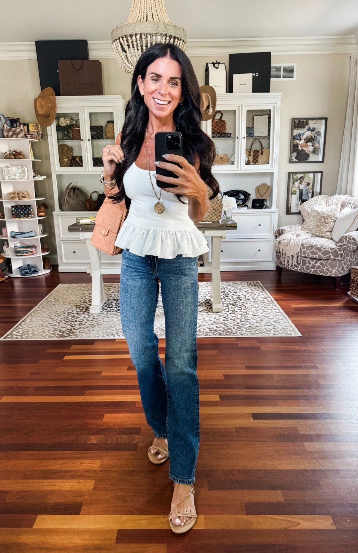 Such a fun little bubble peplum top

#LTKSeasonal #LTKootd