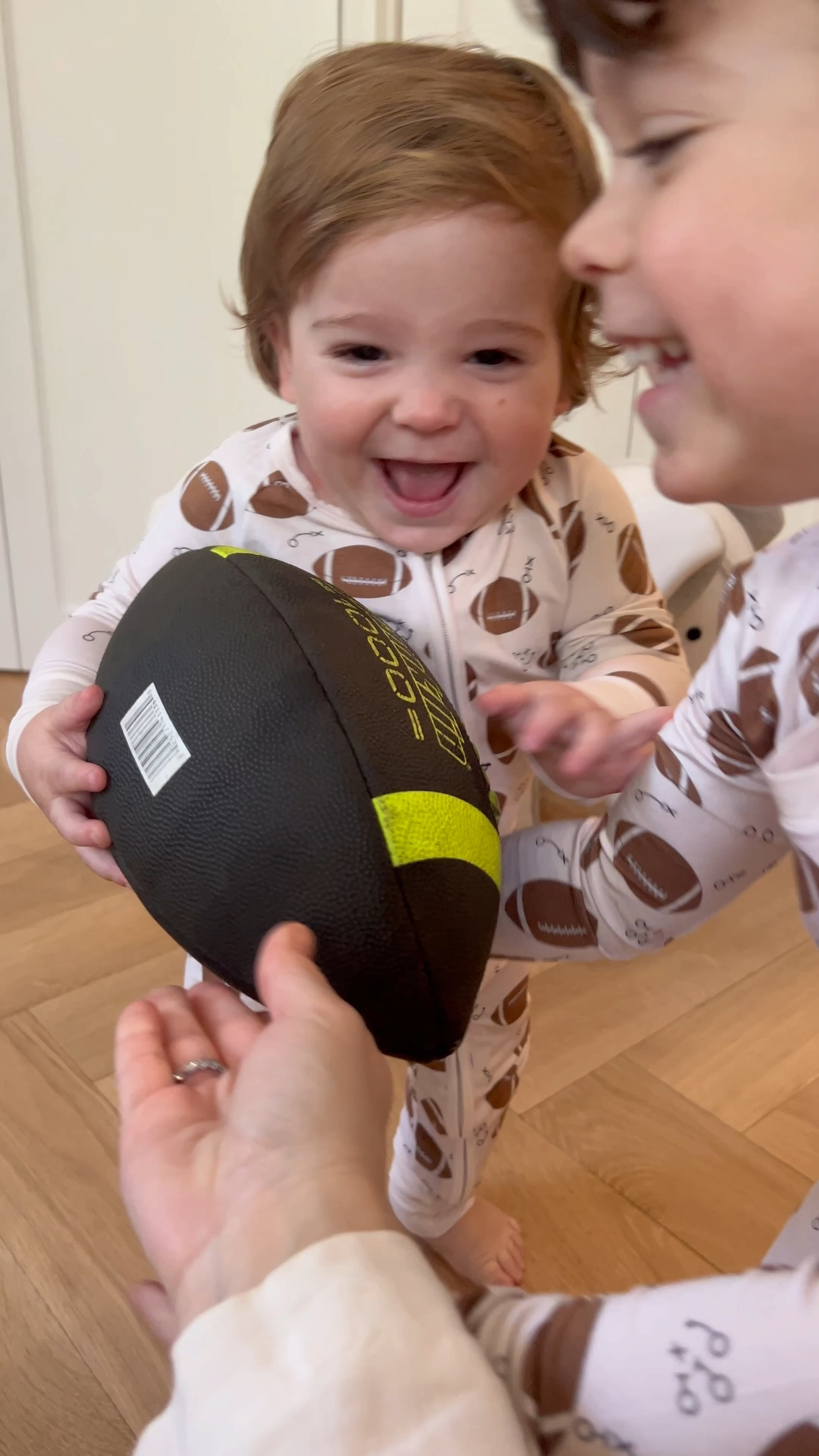 The real Super Bowl MVP’s lol 😆 

Best pajamas for babies and toddlers! These bamboo pajamas are soft to the touch. I used to think Pima cotton was the best but these feel soooooo incredible. 

Beau literally fell asleep while eating while wearing them lol.

They come in the cutest prints, have diagonal zippers, run true to size yet will last you for a long time thanks to the footie to footless option on every pair. A must buy for every new mom! Linking new Easter prints too. Football pajamas. 

Baby registry must have, baby pajamas, baby onesies, baby pajamas, baby pjs, toddler boy pajamas 

#LTKkids #LTKbump #LTKbaby