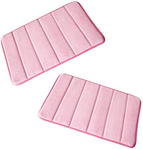 Xerhnan Memory Foam Bath Mat Set - Non Slip, Absorbent, Soft Bath Rug Set - Fast Drying Washable Bat | Amazon (US)