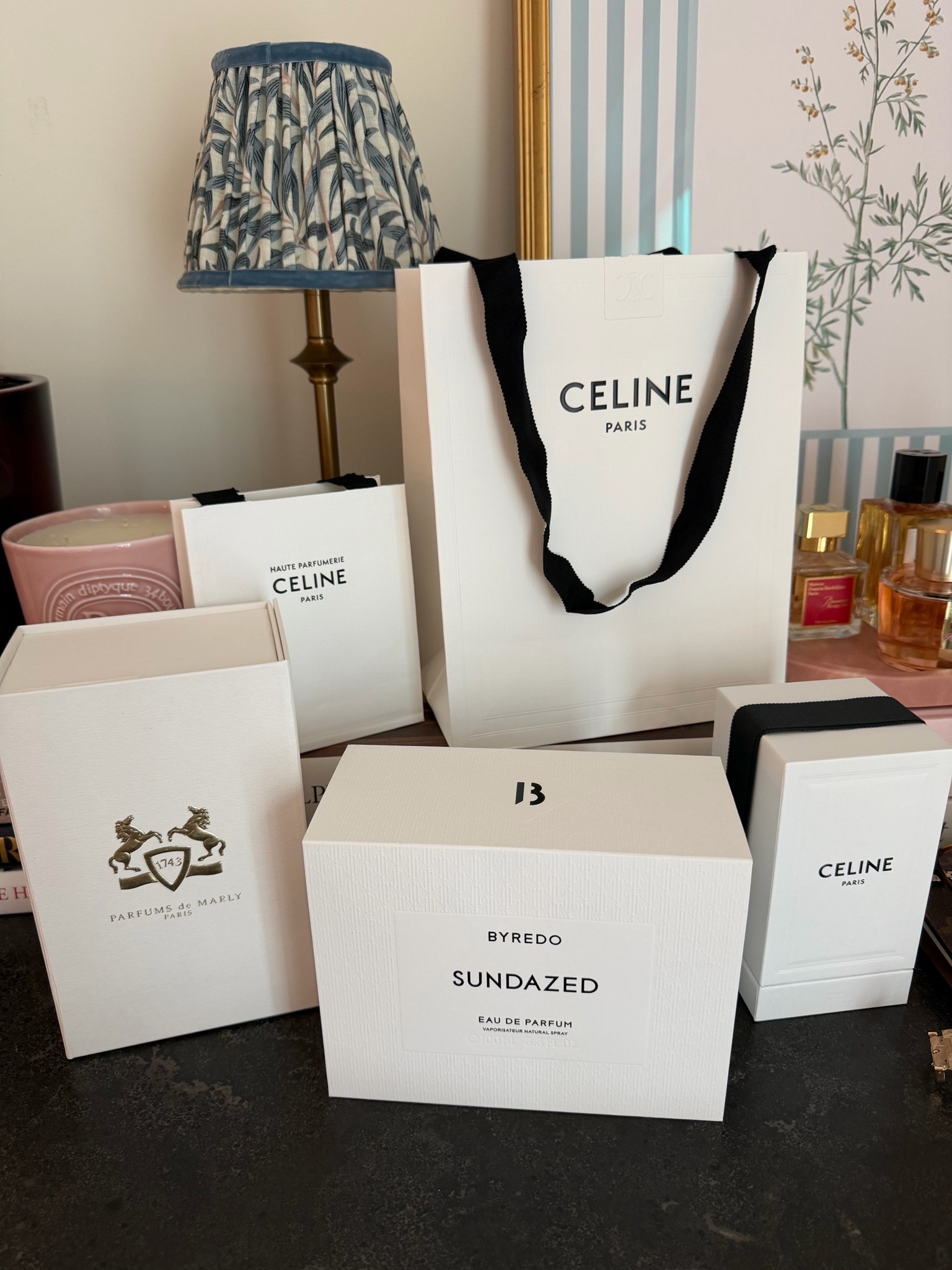 New fragrances: Celine black tie, byredo sundazed, parfums de marly valaya exclusif 🤍

#LTKSeasonal #LTKselfcare