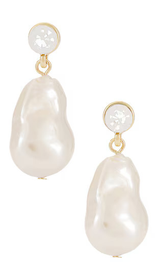 BaubleBar Elizabeth Earrings in Ivory. | Revolve Clothing (Global)