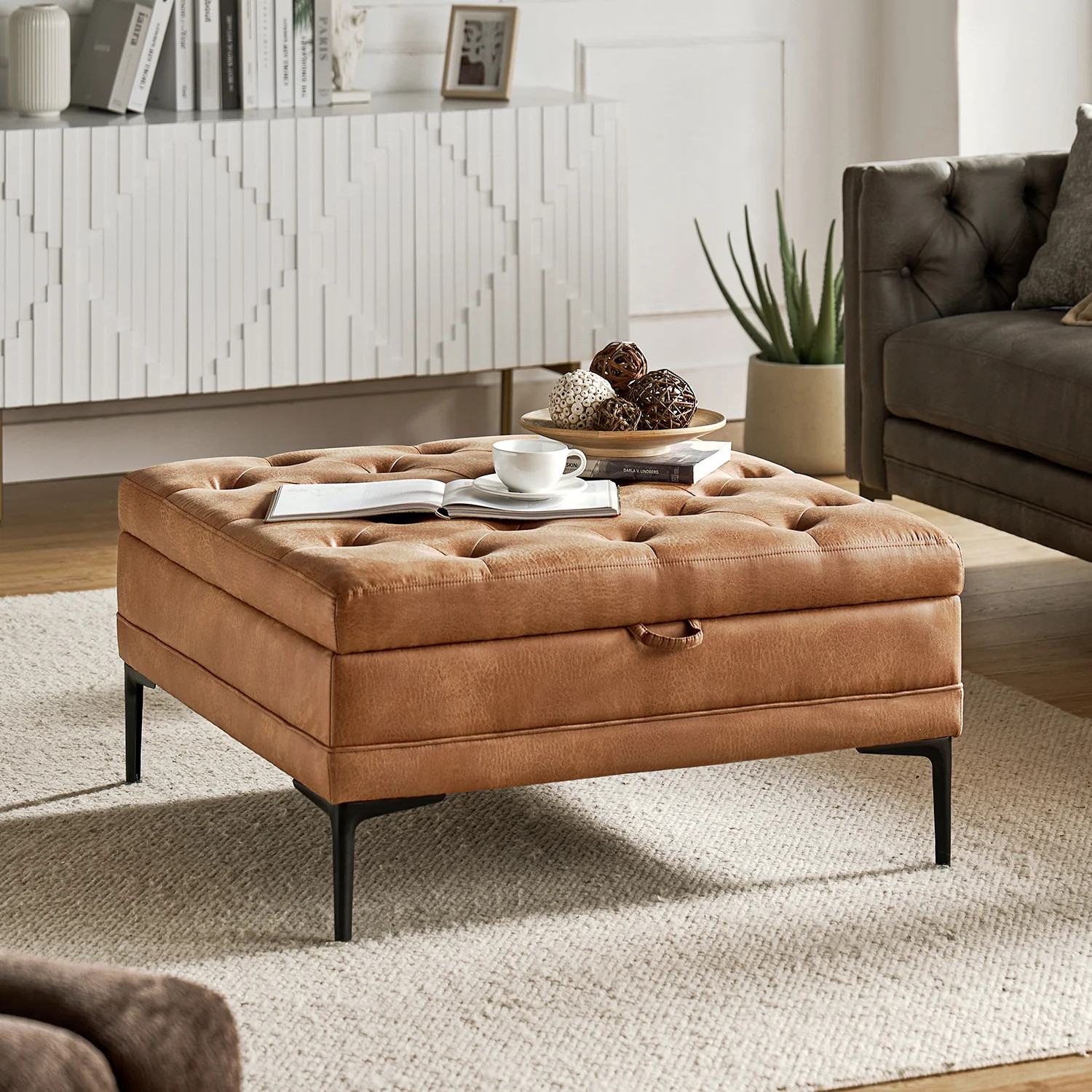 Lakeetha Upholstered Ottoman | Wayfair North America