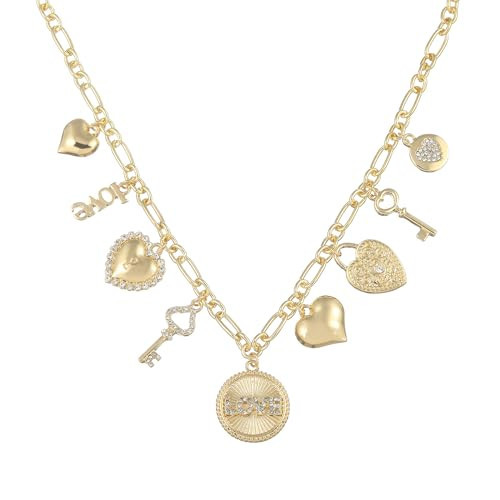 Madison Tyler Gold Necklace for Women Heart Pendant Necklace | Amazon (US)