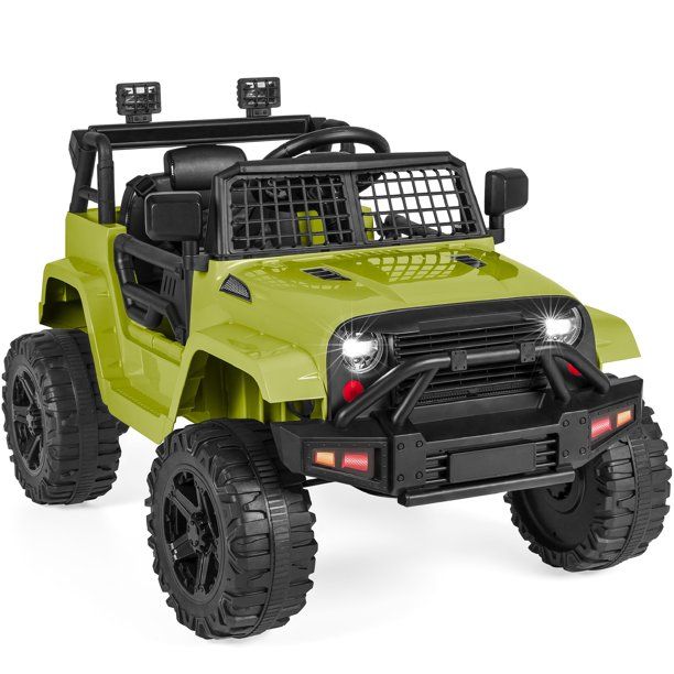 Best Choice Products Green 12 V Classic Truck Powered Ride-On with Parent Remote Control and LED ... | Walmart (US)