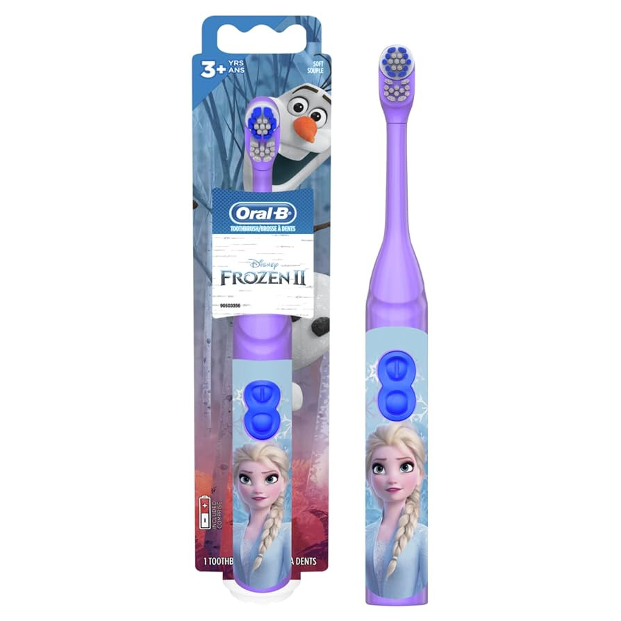 Oral-B Kids Battery Power Electric Toothbrush Featuring Disney's Frozen for Children and Toddlers... | Amazon (US)