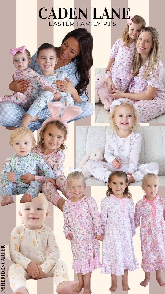 Yall CADEN LANE has the most precious matching pajamas for Easter!!! @Caden Lane 

#LTKKids #LTKmomlife #LTKSpringSale