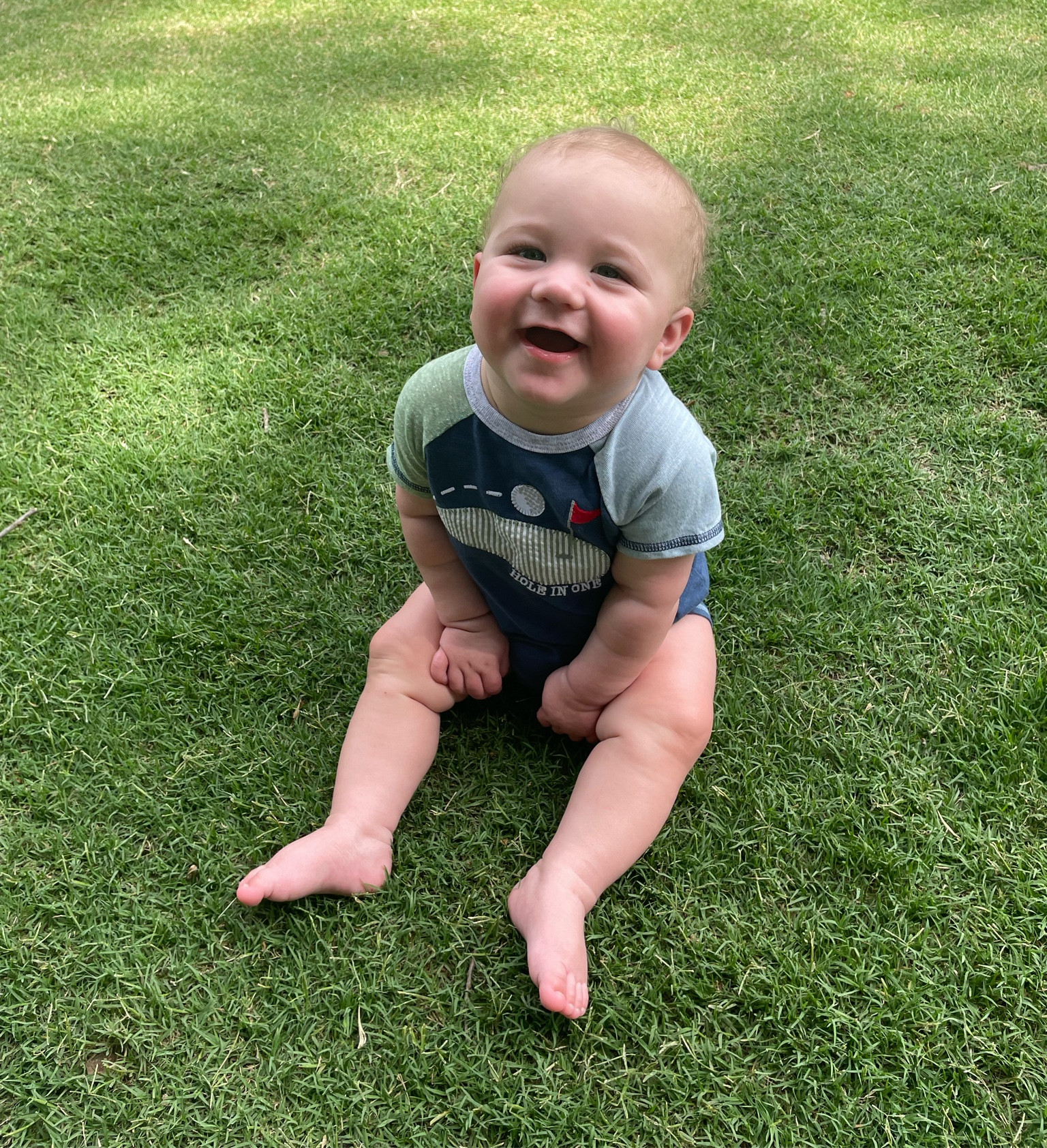 Adorable hole in one golf outfit from Mudpie!