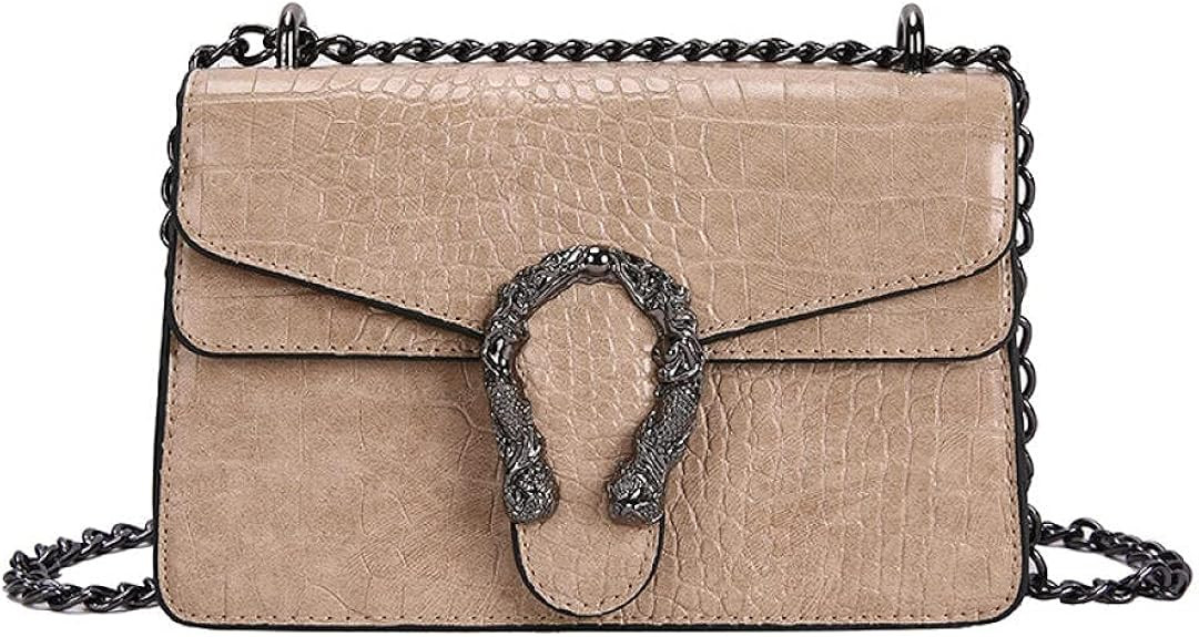 Luxury Designer PU Leather Shoulder Bag for Women Female Handbag Messenger Bag Crossbody Bags for... | Amazon (US)