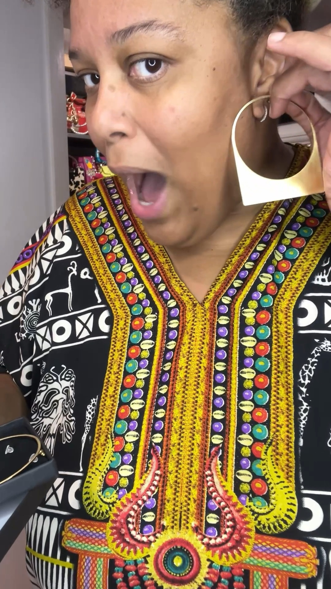 An elevated hoop😍😍😍I love it!!!  Who doesn’t love a good hoop earring, well this takes it to another level!!

It feels nice and light but still quality and the size is perfect not too big not too small. 

#LTKSaleAlert #LTKStyleTip