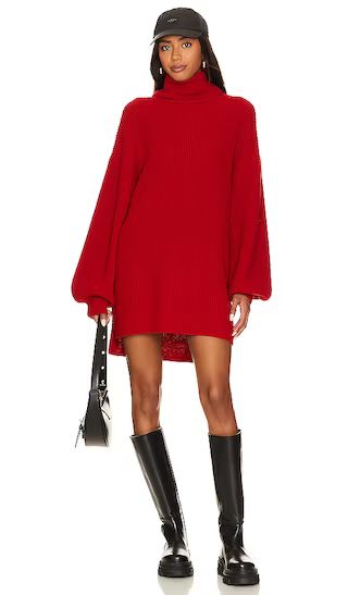 Chester Sweater Dress in Holly Red | Revolve Clothing (Global)