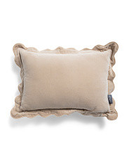 14x20 Velvet Scalloped Lumbar Pillow | Home | Marshalls | Marshalls