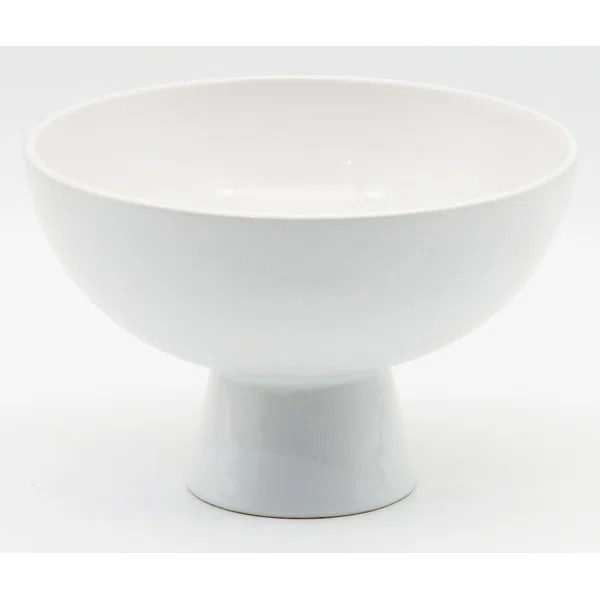 Gorrono Ceramic Decorative Bowl in White | Wayfair North America