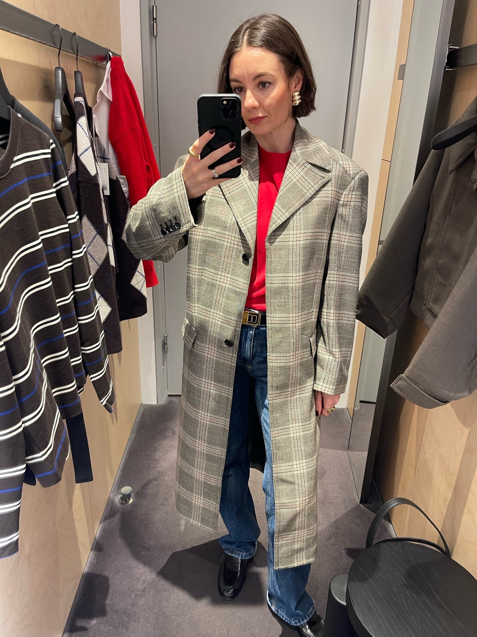 Plaid coat - size 2

#LTKfall #LTKcanada #LTKjeans