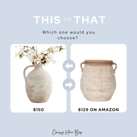 Artisan vases and jugs they bring muted color to your space and are large

#LTKhome #LTKSeasonal