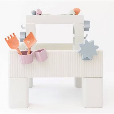 SMOL Tide 2-in-1 Water Table and Sensory Table with Cover - Light Gray | Target