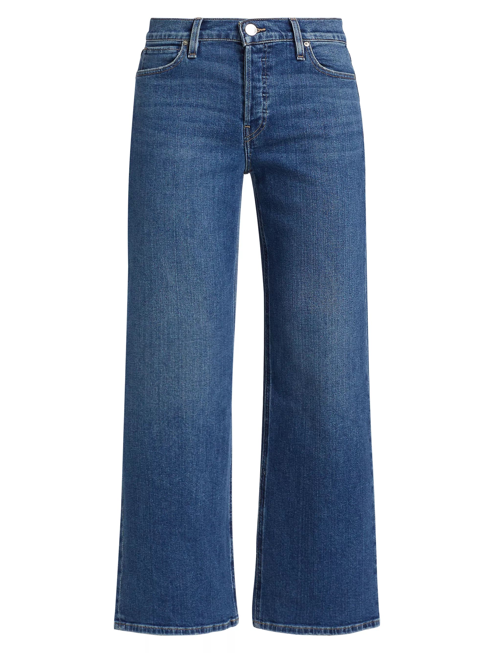 Hudson JeansRosie High-Waist Wide-Leg Ankle Jeans | Saks Fifth Avenue