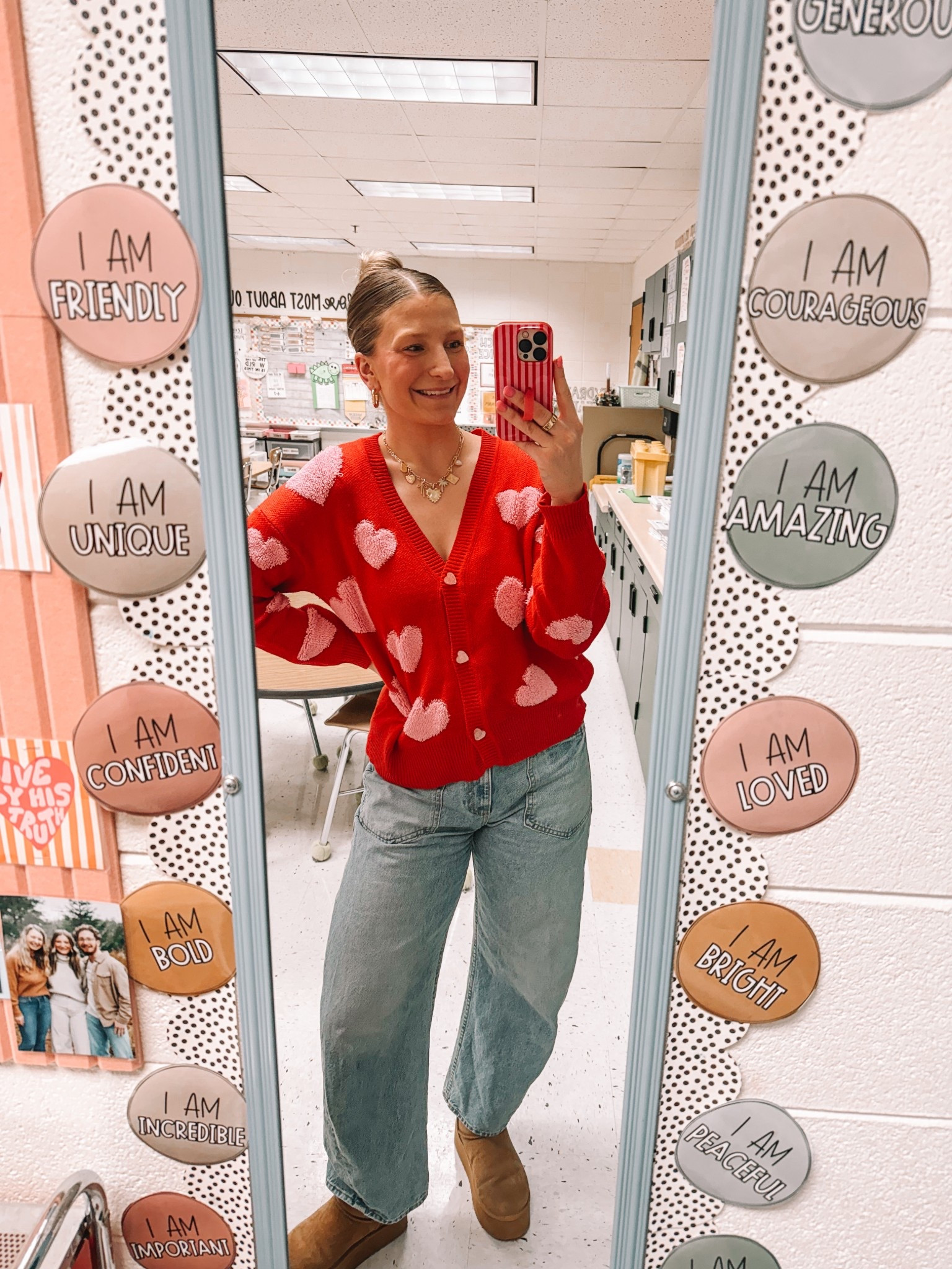 Wednesday Teacher Valentine Outfit ❤️💌

#LTKgrwm #LTKootd #LTKValentine