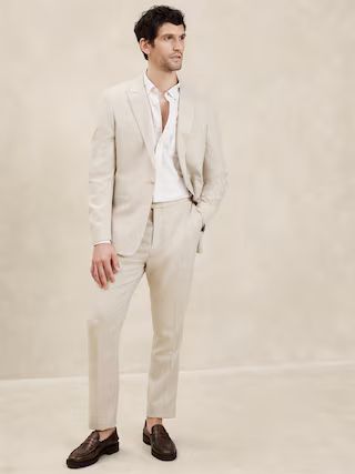 Tailored-Fit Tuxedo Suit Jacket | Banana Republic Factory