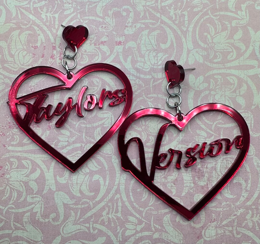 Taylor’s Version Acrylic Earrings | Etsy (US)