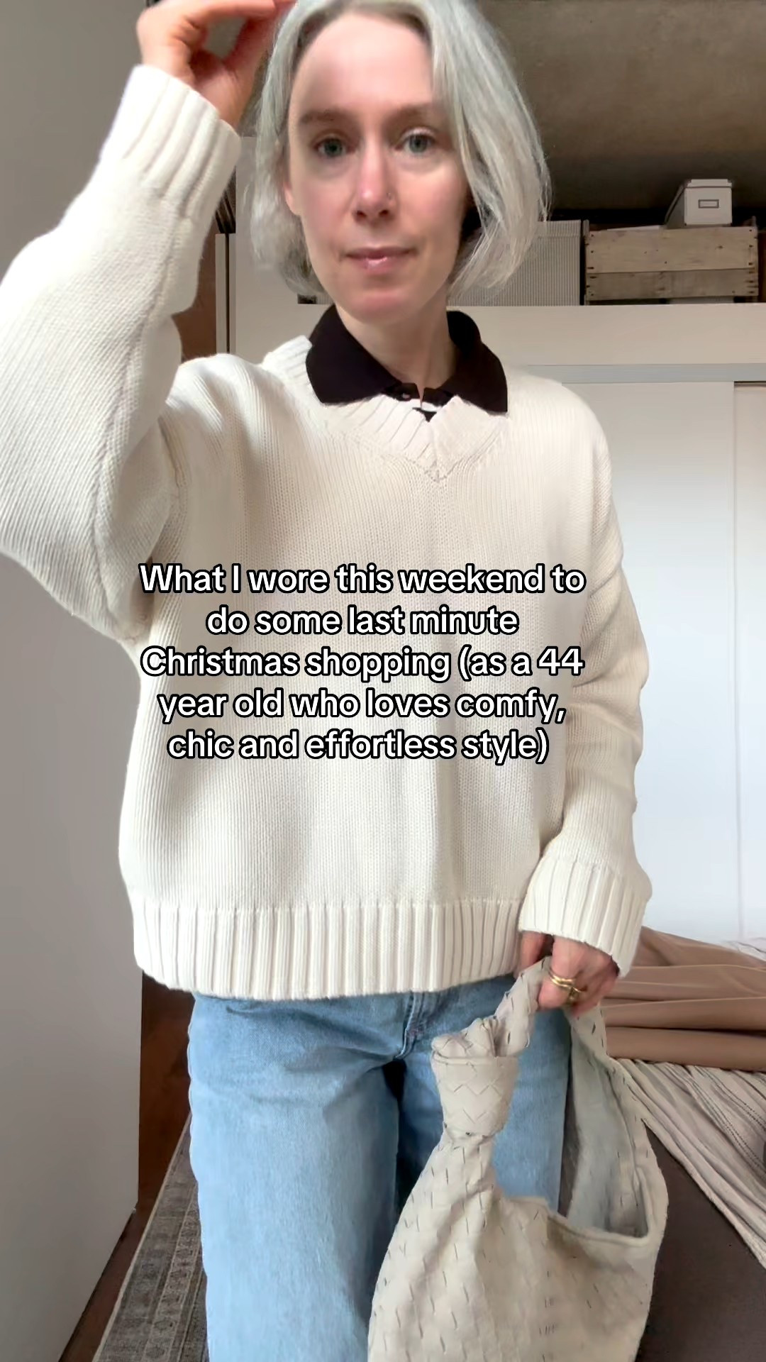 Love layering a polo shirt under a sweater. Add jeans and loafers and it’s such a chic look. Gap sweater is old but I’ve linked similar. 

#LTKcanada #LTKwinter #LTKjeans