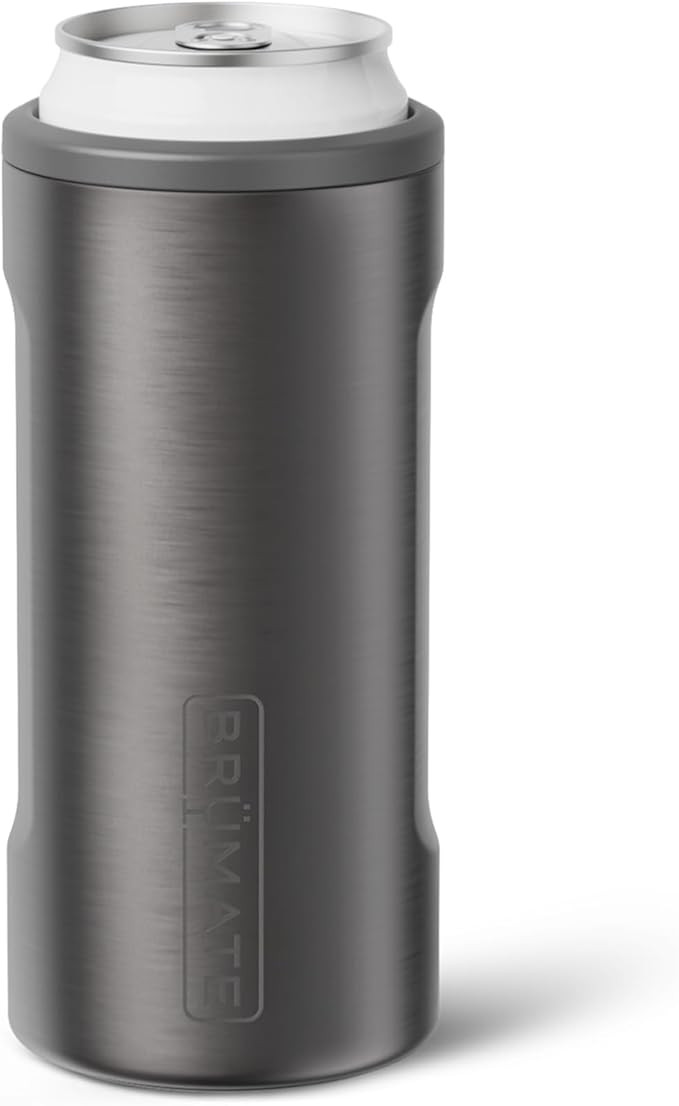 BrüMate Hopsulator Slim Can Cooler Insulated for 12oz Slim Cans | Skinny Can Insulated Stainless... | Amazon (US)