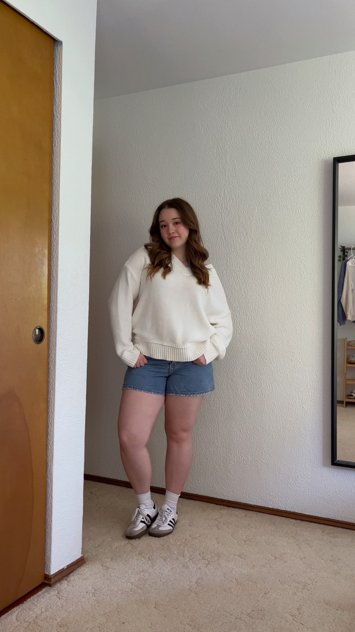 Shorts + sweater season!!

#LTKU #LTKStyleTip #LTKSeasonal