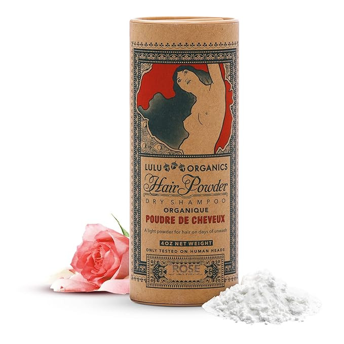Lulu Organics - Hair Powder, All-Natural Dry Shampoo, Talc-Free Shampoo for Oily Hair, Rose Musk,... | Amazon (US)