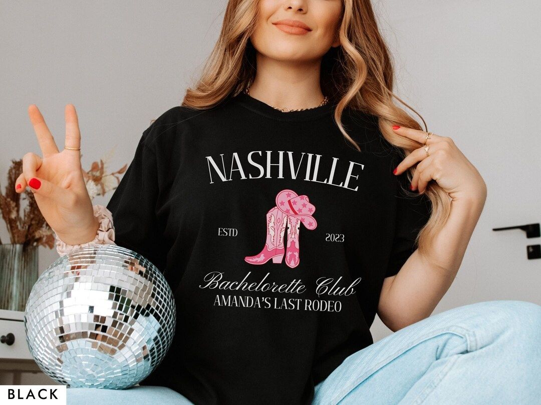 Nashville Bachelorette Shirts, Cowgirl Bachelorette Shirts, Rodeo Bachelorette Party Shirts Funny... | Etsy (US)