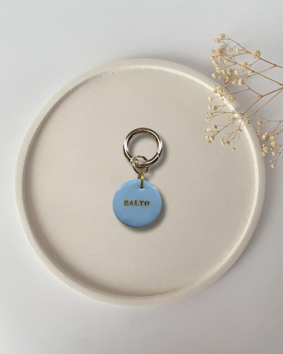 Circle Pet ID Tag - Etsy | Etsy (US)