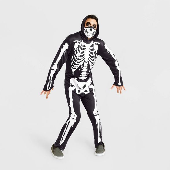 Adult Skeleton Halloween Costume Jumpsuit - Hyde & EEK! Boutique™ | Target