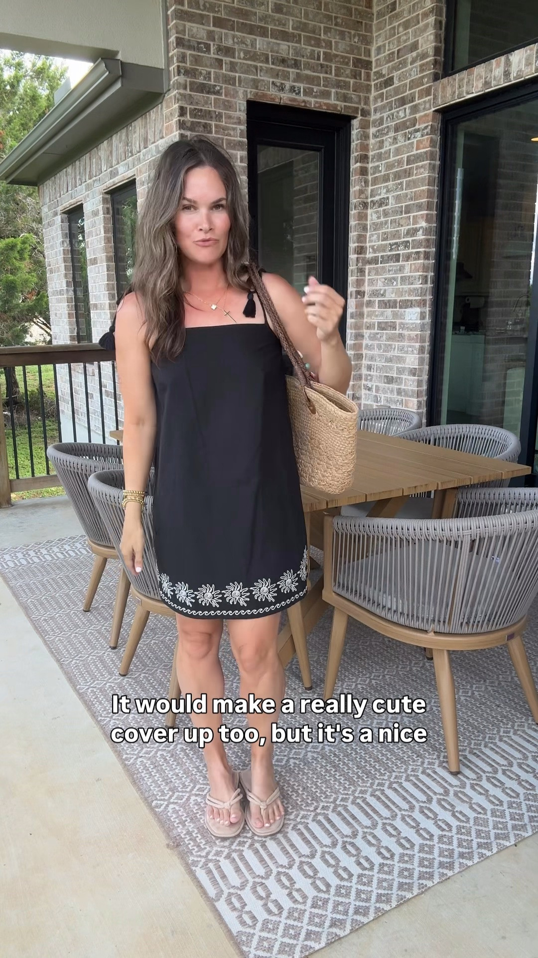 This dress reminds me of farm Rio meets anthropology! But its target would be a cute coverup too. In my normal small #targetfashion #targetstyle

#LTKSaleAlert #LTKootd #LTKgrwm