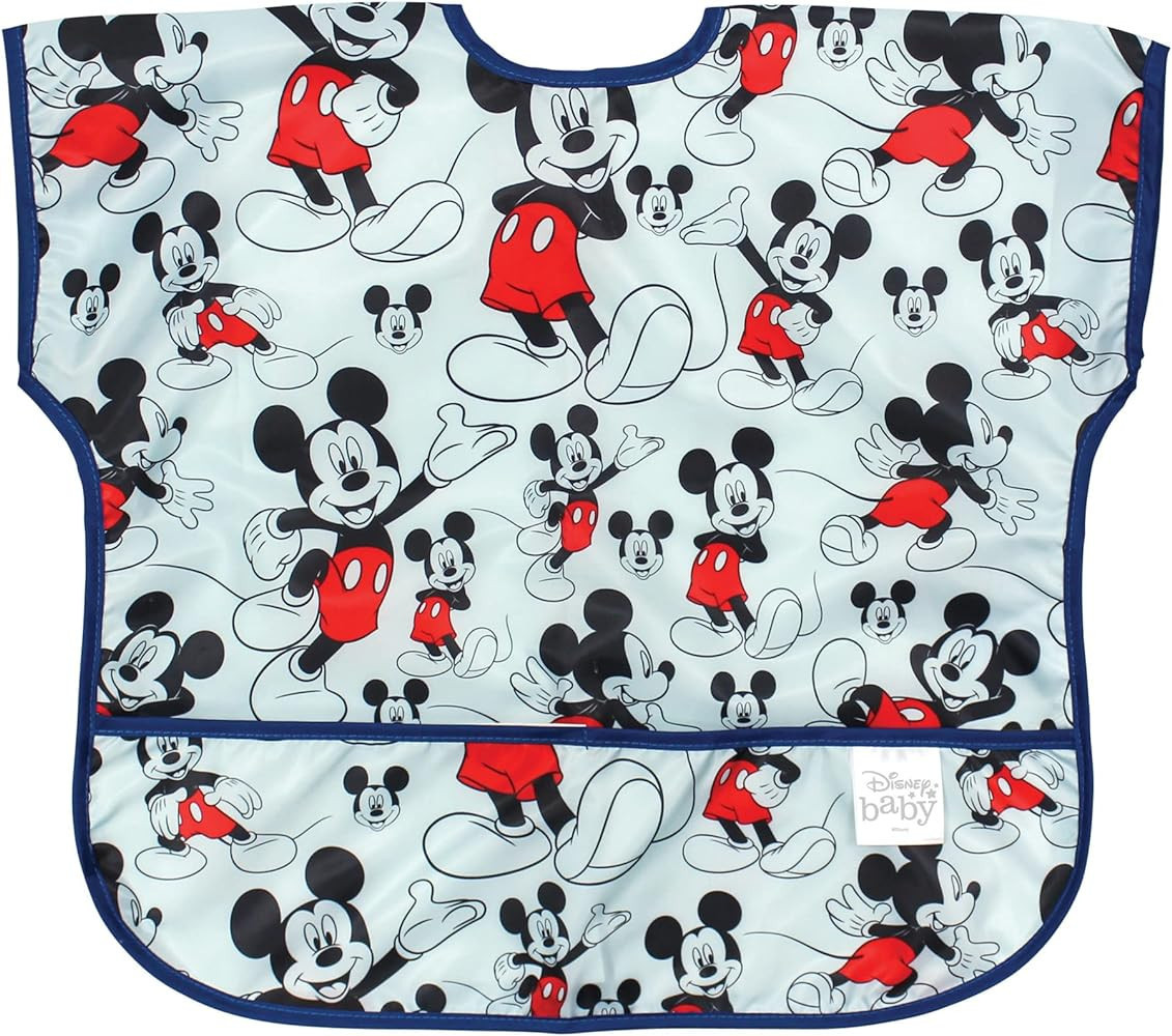 Bumkins Bibs, Baby and Toddler Bibs, Bibs for Girls and Boys, Large for 1-3 Years, Short Sleeve W... | Amazon (US)