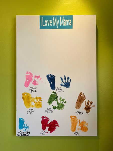 mothers day idea for under $30!! my husband started this for me last mothers day; all our baby’s “firsts” he paints his hand and foot and puts a new stamp! it’s so cute and means so much - and it was cheap to make! 🩷



mothers day, mom, mothers day gift idea, present, spring, baby, stamp, footprint, meaningful, love

#LTKGiftGuide #LTKkids #LTKSeasonal