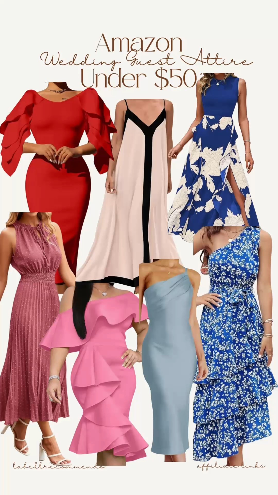 Amazon wedding attire dresses all under $50! Affordable dresses perfect for summer weddings. Sleeveless, long dresses or short dresses there is a great selection of styles from classic to boho.

#amazonfashion #summerfashion #weddingdresses #amazonfind #formaldresses #weddingguestdress #summeroutfit

#LTKFindsUnder50 #LTKWedding #LTKSummerEdit