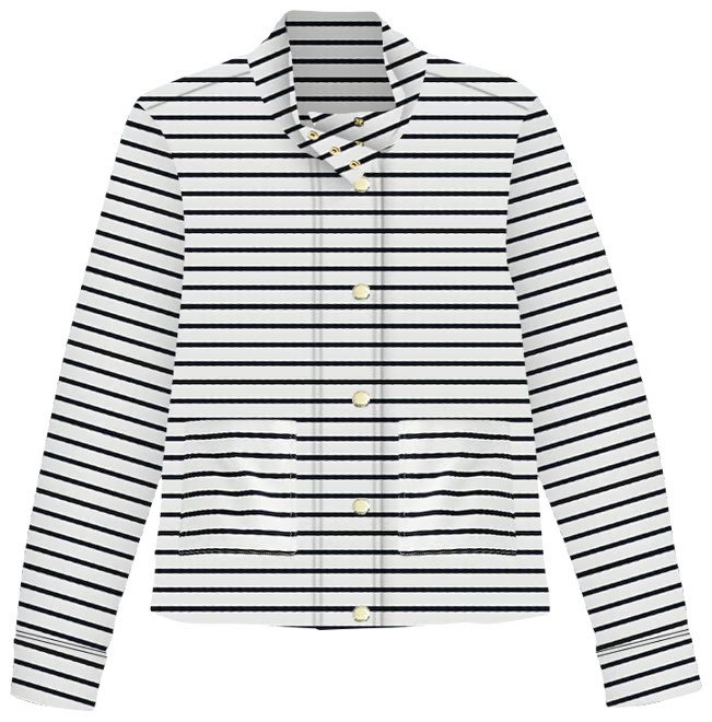Women's Croft & Barrow® Button Snap Long Sleeve Ponte Jacket | Kohl's